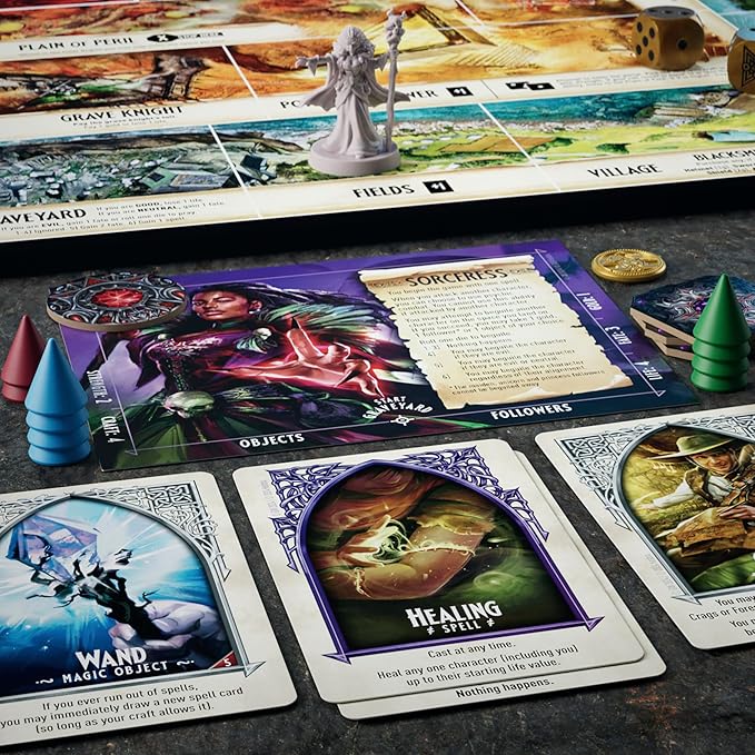 Avalon Hill Talisman: The Magical Quest Board Game, 5th Edition | Fantasy Tabletop Adventure Games | Ages 12 and Up | 2 to 6 Players | Roleplaying Strategy Games