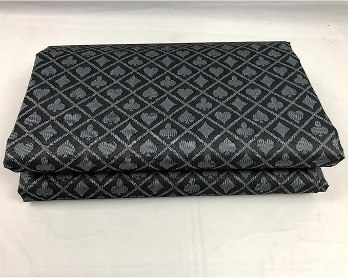 Speed Cloth Poker Table Fabric - 108X60 Inch Section of Suited Casino Card Game Table Felt Top Cover - Gray