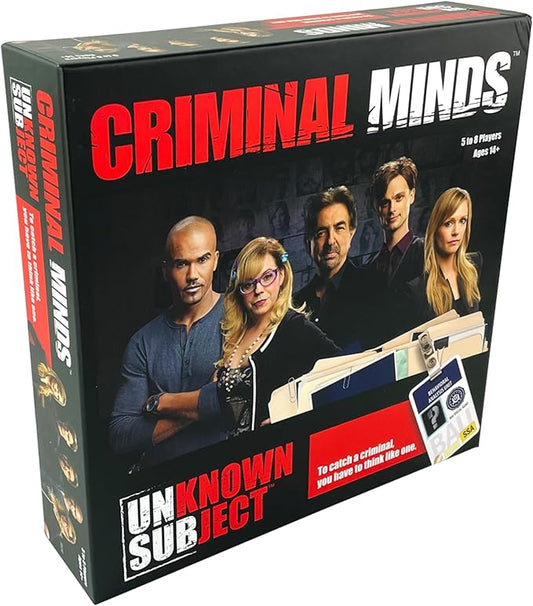 Criminal Minds Unknown Subject Board Games for Adults – Adult Games for Game Night, Social Deduction, Board Games for Family Night, Family Game, Ages 14+, 5-8 Multi-Player Games