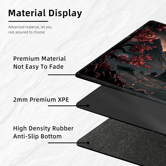for MTG Playmat with Storage Bags, Card Playmat for TCG Card Playing Game,Rollable & Foldable for PTCG and Board Game Mat for Cards,Non-Slip Pagoda Desk Mat for Home Office