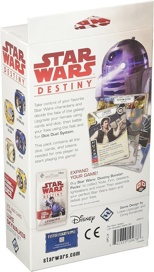 Star Wars Destiny Luke Skywalker Starter Set | Collectible Dice and Card Game | Strategy Game for Adults and Kids | Ages 10+ | 2 Players | Average Playtime 30 Minutes | Made by Fantasy Flight Games