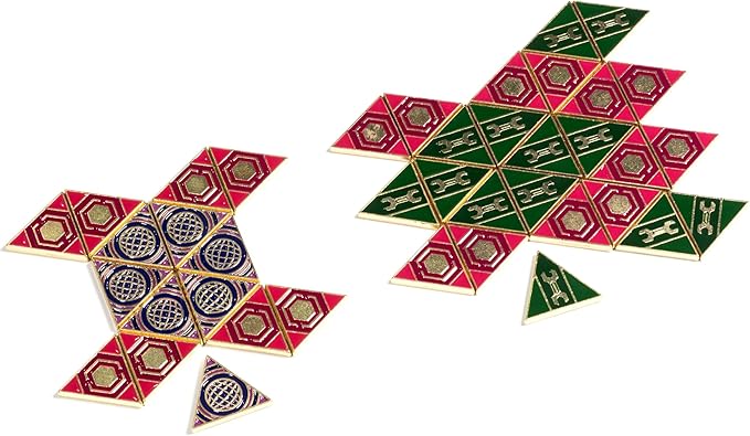 Games Voidfall - Enamel Painted Metal Structures | 72 Premium Double-Sided Metal Tokens for Installations & Guilds | Upgrade for Base Game