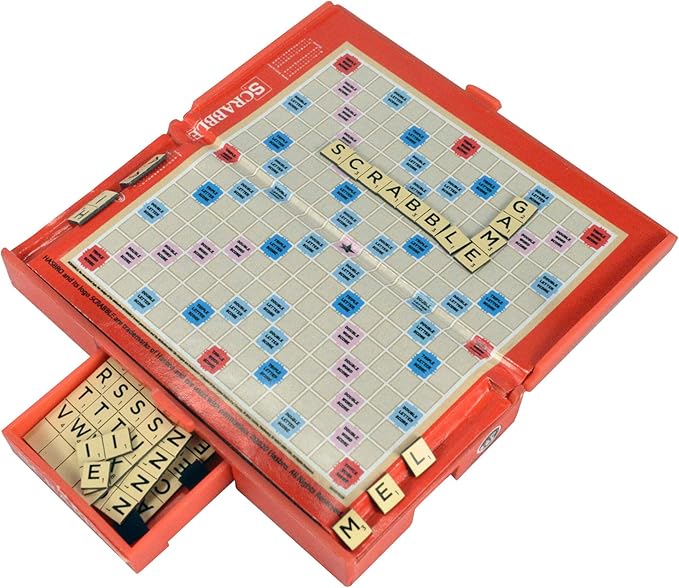 World's Smallest Board Games Set of 4 - Scrabble, Monopoly, Operation, Candy Land (Bundle)