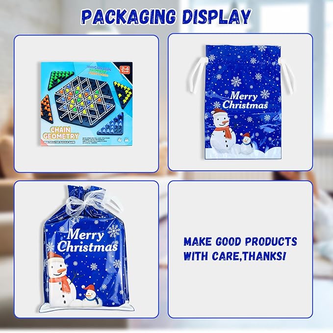 Chain Triangle Chess Game, Board Games Toys, Board Games for Family Night, Family Games for Kids and Adults, 2 to 4 Players, Board Games for Kids Ages 4 5 6 7 8-12