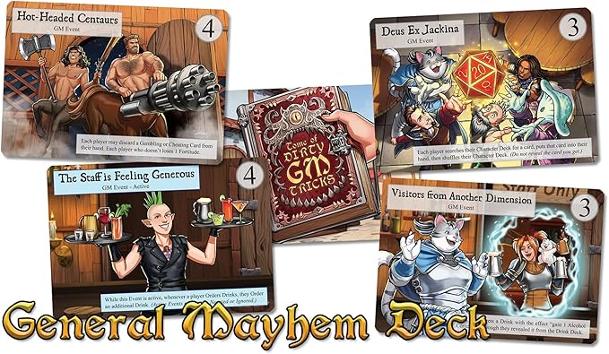 The Red Dragon Inn: Adventure is Nigh Extras Pack - Expansion Fantasy Board Game, New Character, Tavern & More, Ages 14+, 2-4 Players