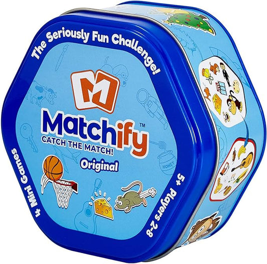 Matchify Card Game: Original, by PMI | The Seriously Fun Challenge for Families Kids and Friends Travel Party Card Game - Catch The Match, Spot it, and Shout It Out – Match Crewmates – Learning Game