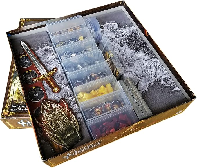 BitsBins Board Game Piece Storage and Organizers, Accessories That Organize Tokens and Components Both in The Game Box and During Game Play | Combo Pack of 6 Pods, 4 Minis, 4 Originals and 4 XL's