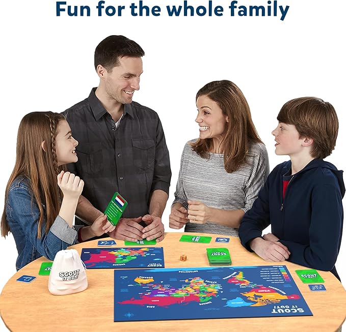 Skillmatics Board Game - Scout It Out, Guessing & Trivia Game for Families, Educational Toys, Card Games for Kids, Teens and Adults, Gifts for Boys and Girls Ages 7, 8, 9 and Up