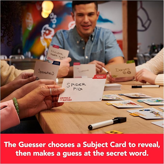 Spin Master Games, Subjective, A Personality Trivia Game for Fun Family Game Night, Kids Games, Camp Games, Word Games, for Kids & Adults Ages 10+