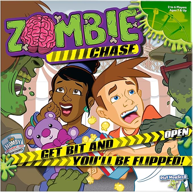 Zombie Chase — Exciting Intro Strategy Game — Win 2 Ways — Win as a Human or a Zombie — for Ages 7+