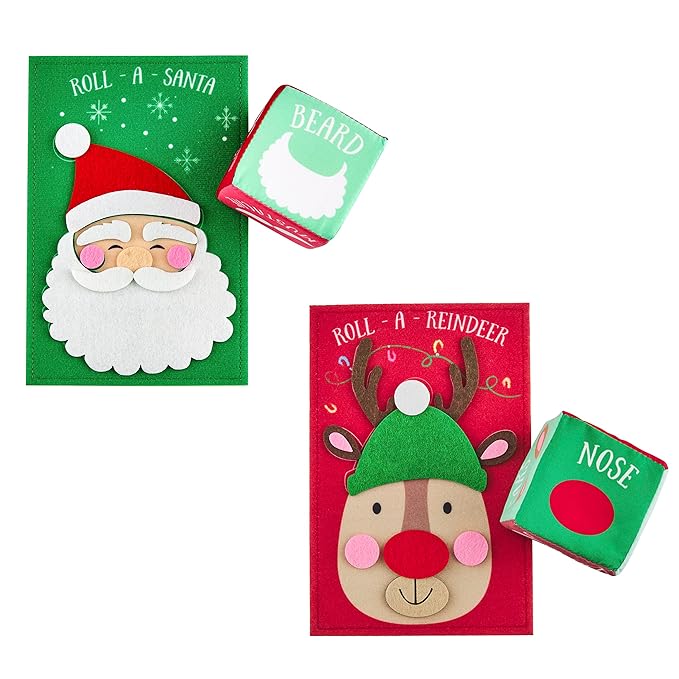 Mud Pie Kids Roll a Santa Christmas Game