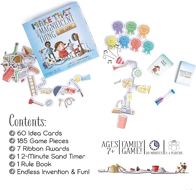 Fat Brain Toys Make That Most Magnificent Thing The Game - Make-and-Tell Game, Ages 7+