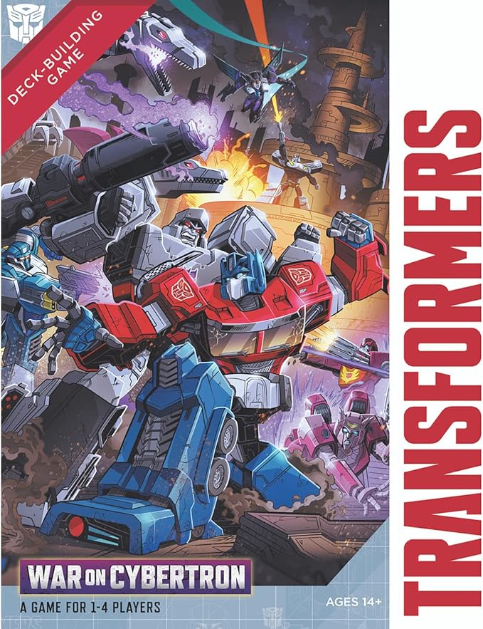 Renegade Game Studios Transformers Deck-Building Game: War On Cybertron - Stand Alone Game & Expansion, Ages 14+, 1-4 Players, 45-90 Min