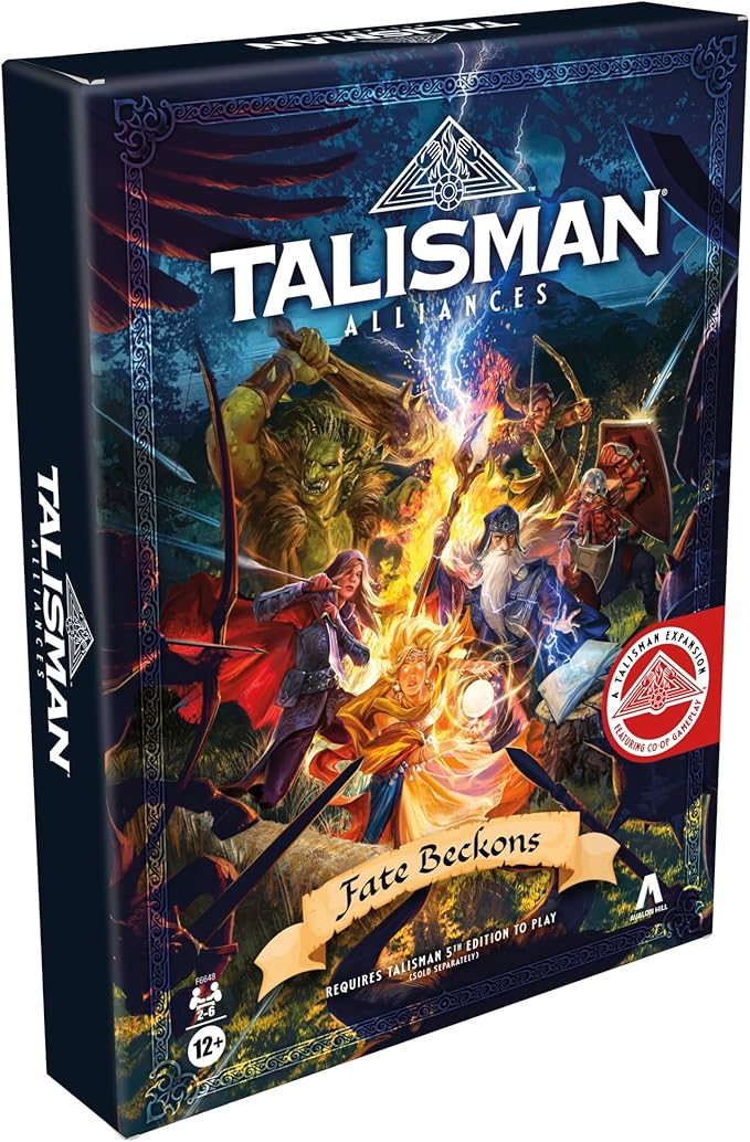 Hasbro Gaming Talisman Alliances: Fate Beckons Board Game | Talisman Expansion | Cooperative Fantasy Adventure Games | Ages 12+ | 2 to 6 Players