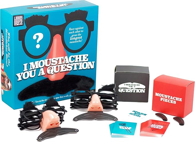 I Moustache You A Question Party Game | 4-6 Players