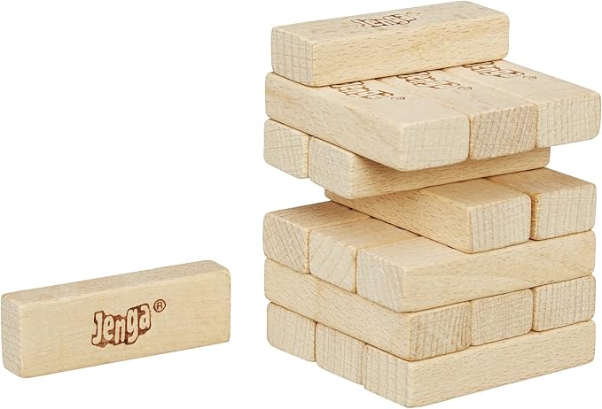 Hasbro Gaming Jenga Mini Game, Brown/a, for Ages 6+ Years