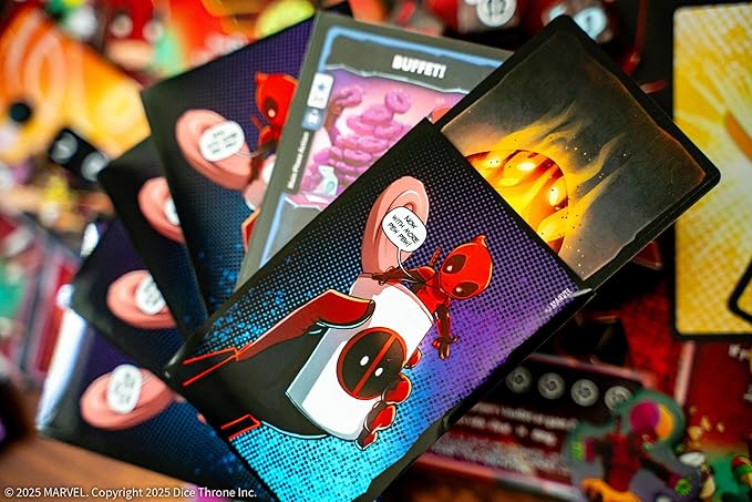 Marvel Dice Throne: Deadpool Deluxe Edition - Rolling Battle Game, Play as Deadpool With Unique Abilities, Stand-Alone Expansion & Compatible With All Heroes, Officially Licensed