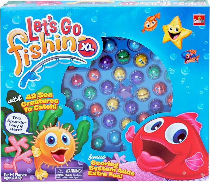 Pressman Let's Go Fishin' XL: Deep Sea Edition, Multicolor, 5"