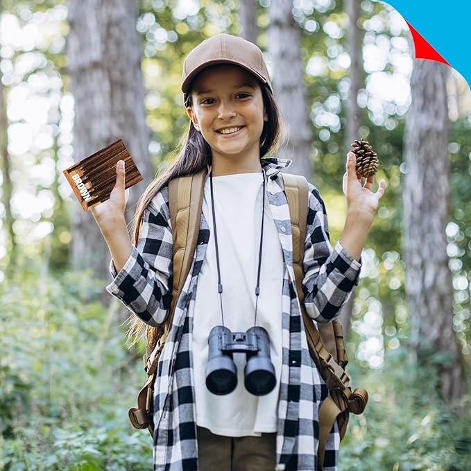 SpriteGru Seek and Find Scavenger Hunt Card Game, 50 Seek and Find Cards, Funny Games for Family, Toddlers, Kids, Adults-Outside, Yard, Camping Activities
