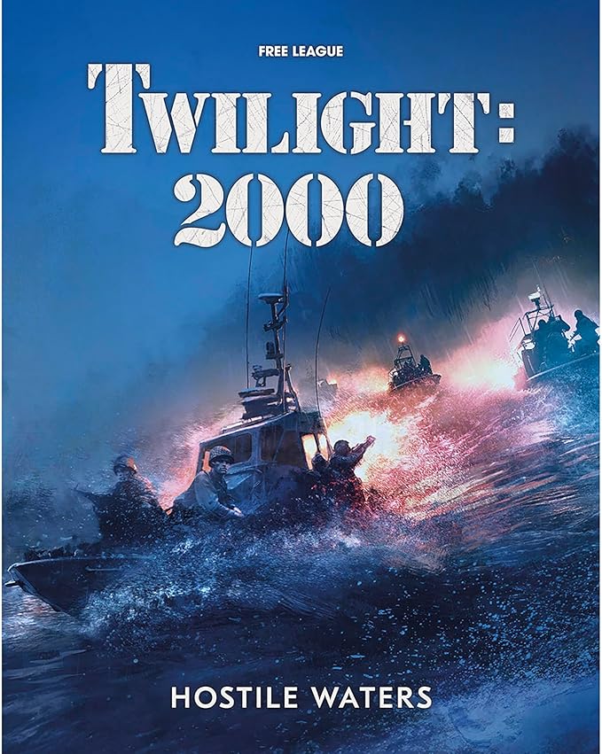 Free League Publishing: Twilight: 2000 Hostile Waters - Campaign Expansion Box Set, RPG Book, Cards, Maps & Tokens, Tabletop Role Playing, New Content