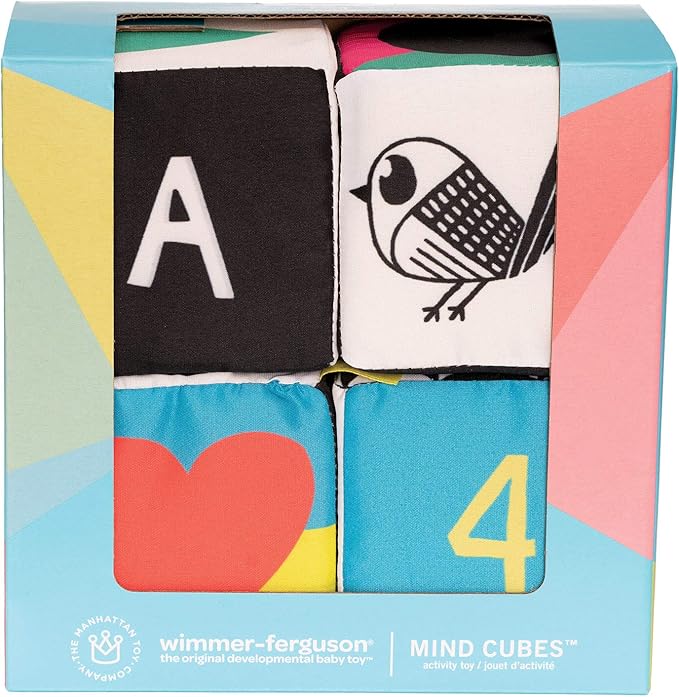 Manhattan Toy Wimmer-Ferguson Mind Cubes Soft Baby Activity Toy