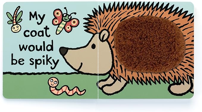 Jellycat If I were a Hedgehog: A Baby Touch and Feel Board Book Children's Book - Baby Gift
