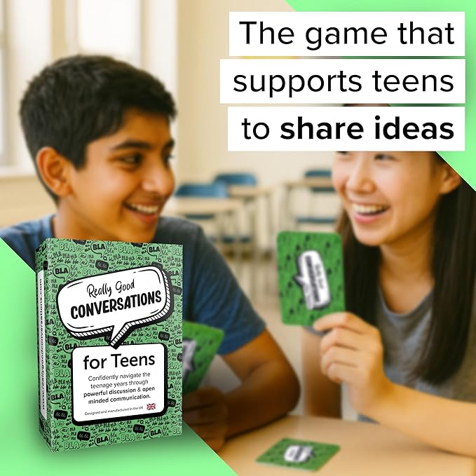 for Teens - Conversation Cards Game for Teenagers, Parents & Teachers, Build Emotional Maturity, Future Planning, Goal Setting, Effective Communication