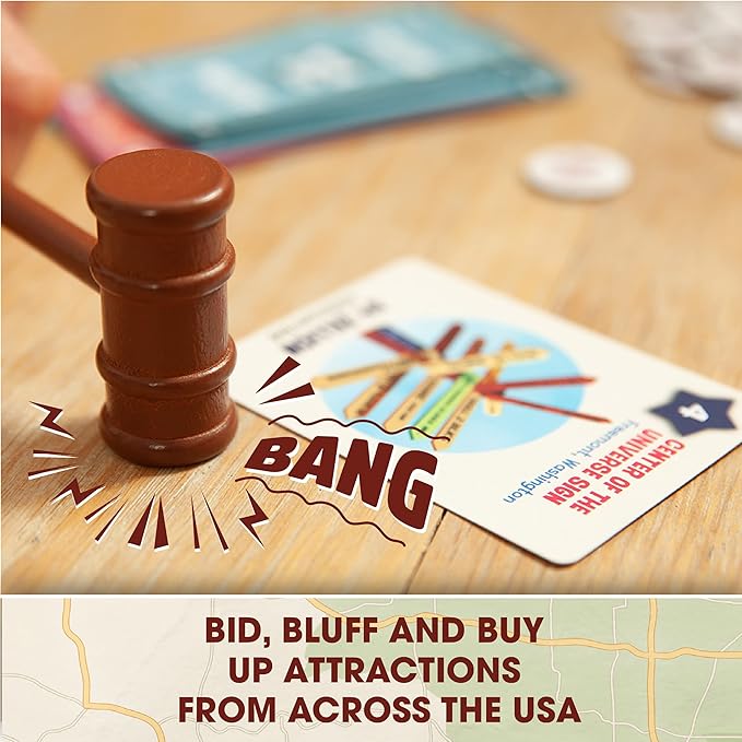 Zillionaires Road Trip USA: Family Board Game for Kids and Adults, Board Games for Families, Best New Board Games, Great For 2 – 5 Players
