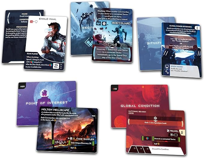 ISS Vanguard Board Game | Sci-Fi Adventure Game | Cooperative Strategy Game | Space Exploration Game for Adults and Kids | Ages 14+ | 1-4 Players | Avg. Playtime 90-120 Minutes | Made by Awaken Realms