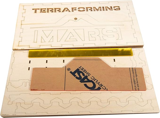 The Broken Token Crate Upgrade (Crate Shell + Tile Trays) Compatible with Terraforming Mars