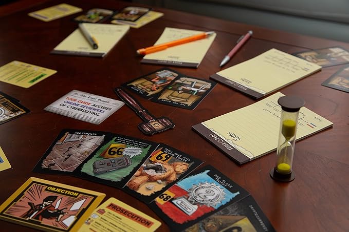 All Rise Board Game - The Ridiculous Game of Off-The-Cuff Storytelling and Courtroom Debate!