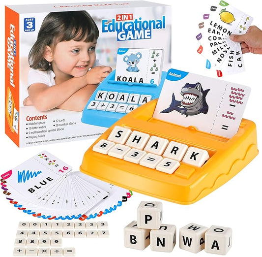 Matching Letter Game Toddler Word Spell Learning and Arithmetic Game