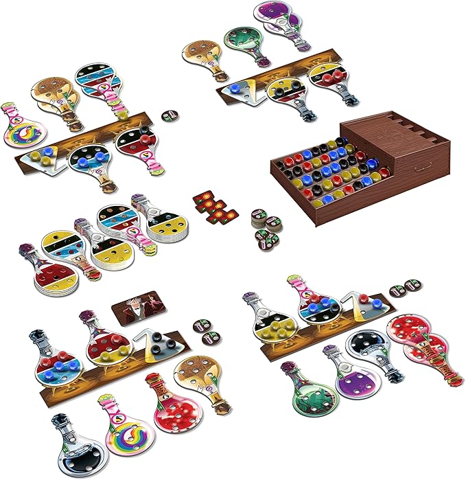Horrible Games | Potion Explosion (3rd Edition) | Strategy Board Game | Now with a Plastic Marble Dispenser | 2 to 4 Players | 30+ Minutes | Ages 14+
