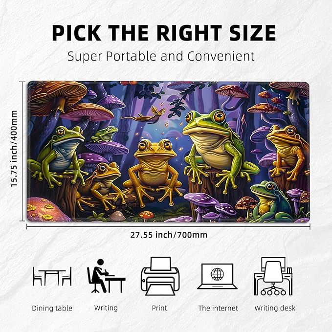 Frog Gaming Collectible Card Game Playmat, 27.55''x15.75'', 1 Piece