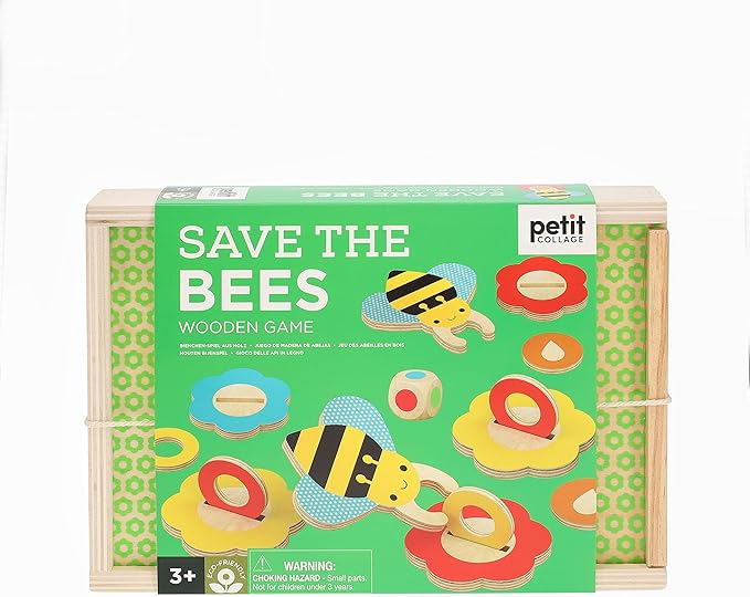 Petit Collage Save The Bees Wooden Game