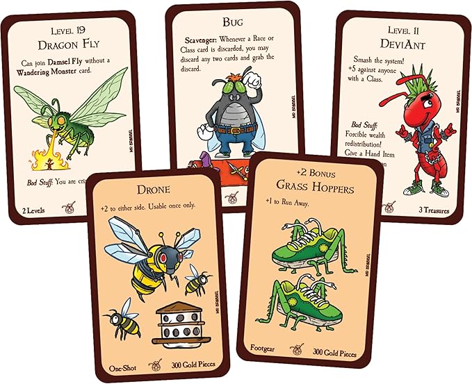 Steve Jackson Games Munchkin: The Floor is Larva, Strategy Card Game, for 3 to 6 Players and Ages 10+