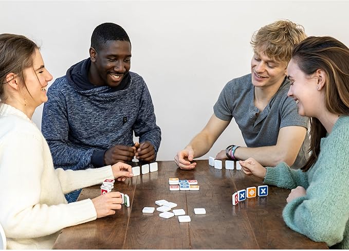 Trixo — Fast-Paced Tile Stacking Strategy Game by FlexiQ, Brain Teasers for Kids 7+, Board Games for Family Night