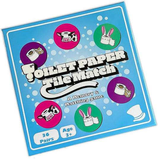 Toilet Paper Tile Match - A Memory and Matching Game for Kids 3+