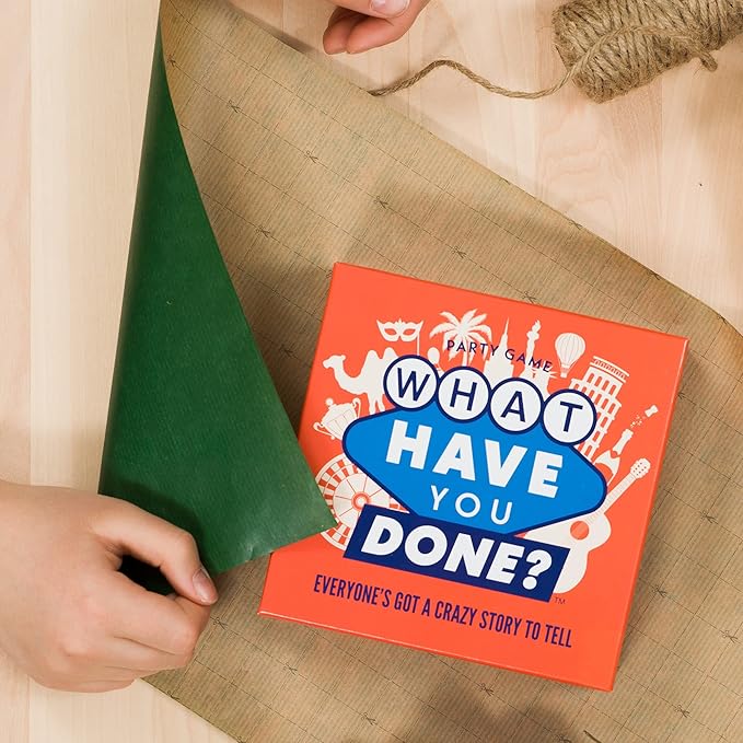 Hygge Games What Have You Done? | Get to Know Your Family and Friends Even Better | Hygge Board Games | Card Games for Adults and Teens | Party Games | Ages 17+ | Red Blue, 5.7 x 5.7 x 1.8 inches