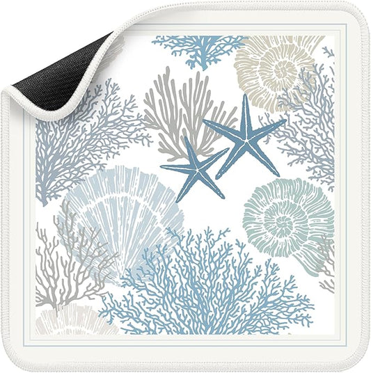 Mahjong Mat for Table - Durable Mahjong Table Cover with Unique Design, Premium Mahjong Accessories, Perfect Mahjong Gifts for Women, Game Mat for Mahjong and Board Game Enthusiasts (Coastal Breeze)