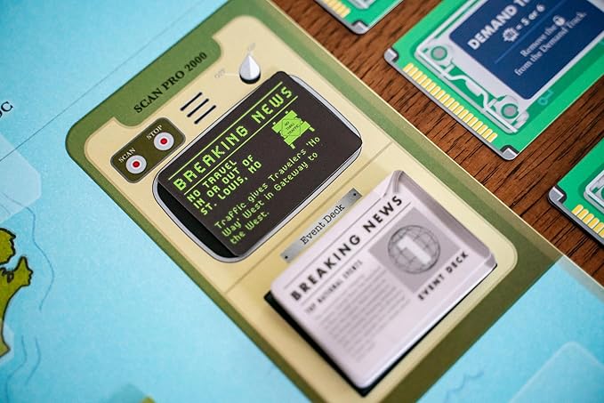 Express Route Board Game | Light Strategy Cooperative Board Game for Adults and Family | Ages 10+ | 1 to 4 Players | Average Playtime 60 Minutes | Made by The Op Games | Usaopoly