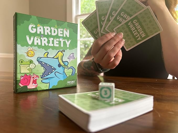 Garden Variety Base Game - A Quirky, Easy to Learn Card Game for Kids, Teens, Adults - 2-5 Players, Ages 7+