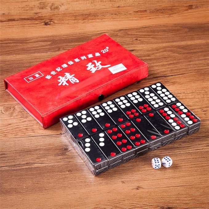 THY COLLECTIBLES Chinese Pai Gow Paigow Tiles Game Casino Fun #20 Black