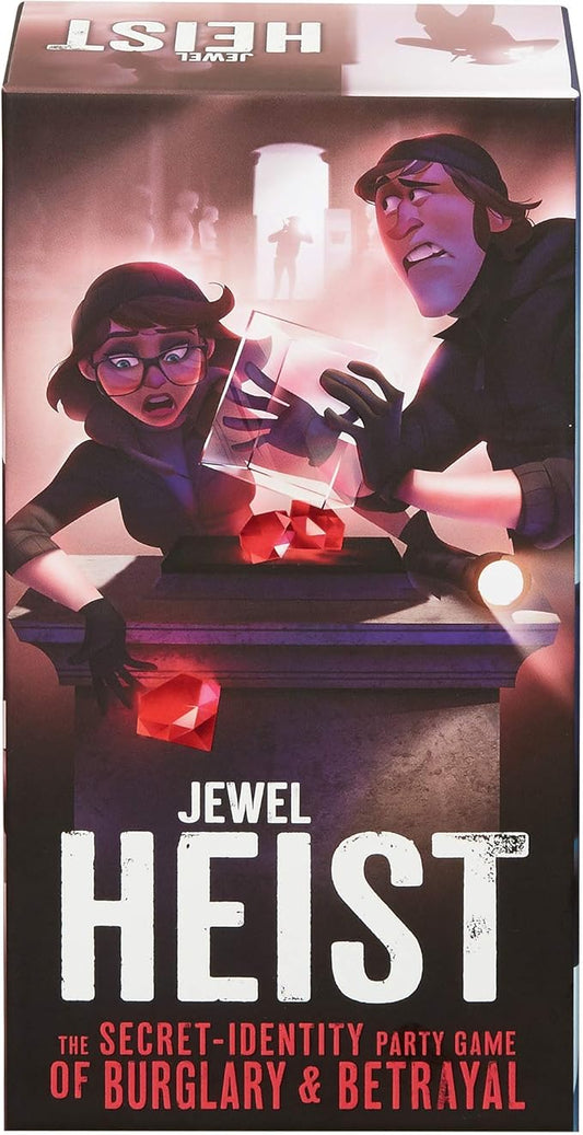 Jewel Heist Team Strategy Game, Mystery Role-Play Social Deduction Game with Game Board, Vault and Jewels, for Adults, Family and Kids 13 Years Old and
