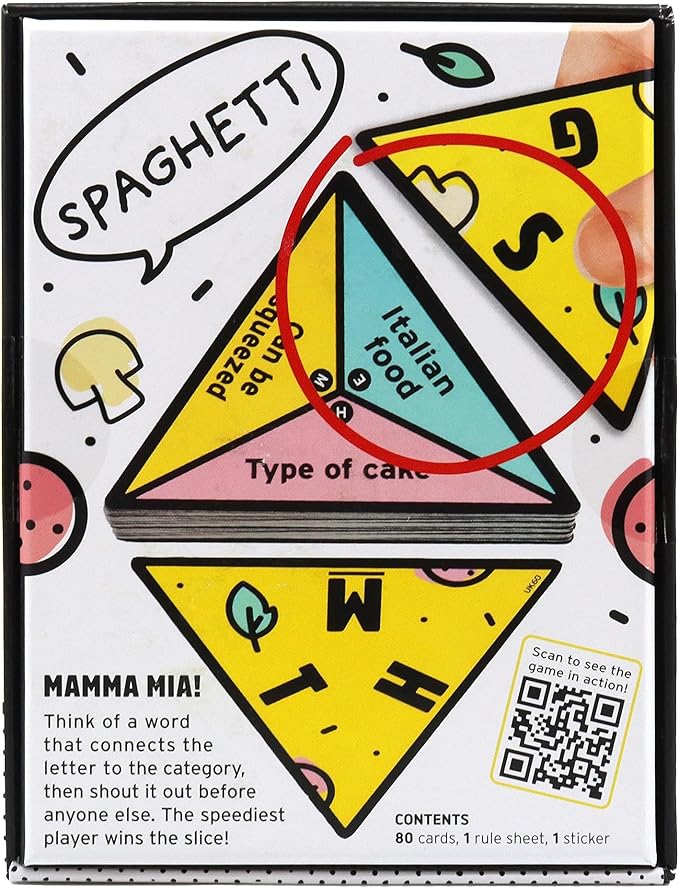 Big Potato P for Pizza: Travel Card Game | Great for Adults and Kids | Perfect for Holidays and Camping | Compact and Travel-Friendly