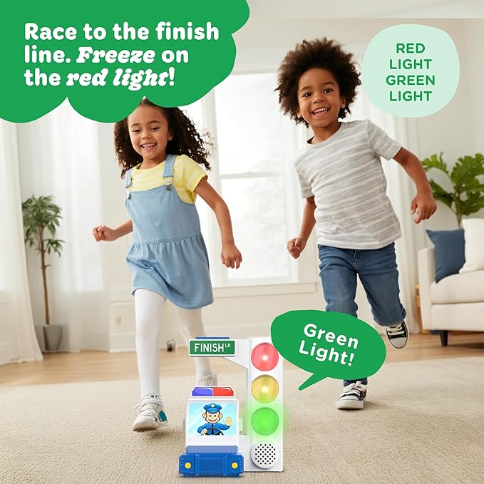 Move2Play, Red Light Green Light Game with Motion Sensing | Family, Easter, & Birthday Party Games | Gift for Kids, Preschool, & Toddlers Ages 2, 3, 4, 5, 6, 7+ Year Olds | Travel, Indoor, Outdoor