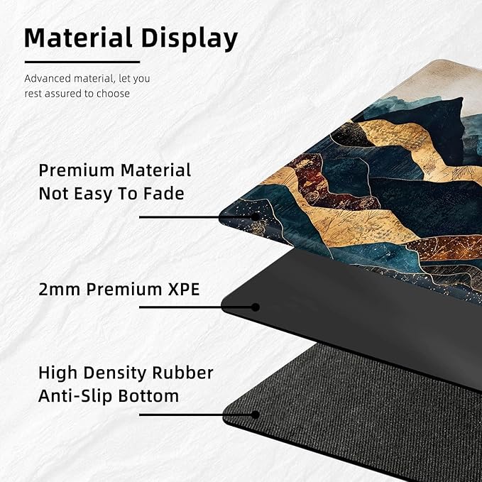 for MTG Playmat with Storage Bags, Card Playmat for TCG Card Playing Game,Rollable & Foldable for PTCG and Board Game Mat for Cards,Non-Slip Mountain Sun Desk Mat for Home Office