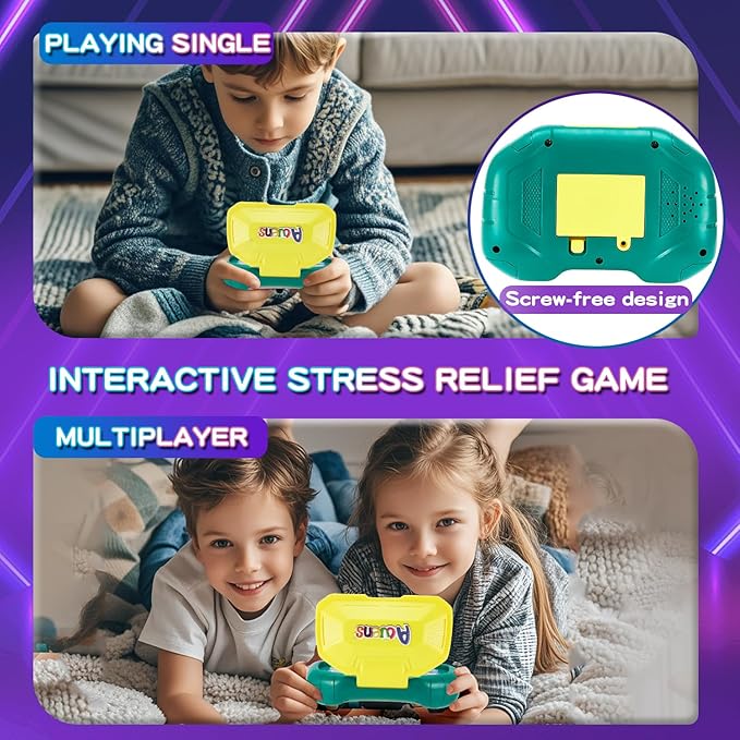 Handheld Dance Game,4 Mode,999 Level,Sensory Toys,Fast Puzzle Game,ADHD,Pop Fidget Toys for Kids Age 6-12,Birthday Gifts for Girls and Boys (Green)