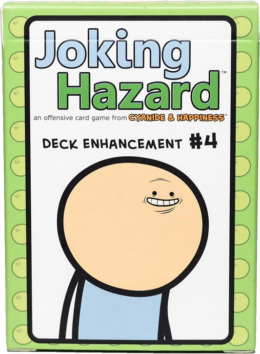 Joking Hazard Deck Enhancement #4 - Expansion Pack for Fun Party Games by Cyanide & Happiness, 100 New Hilarious Comic Cards | Perfect for Game Night