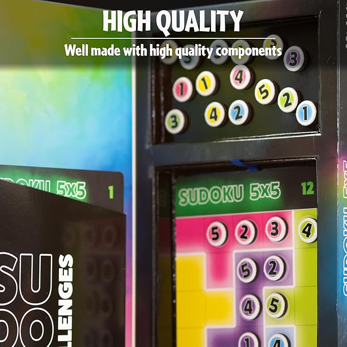 ThinkFun Sudoku 5x5 Magnetic Travel Puzzle